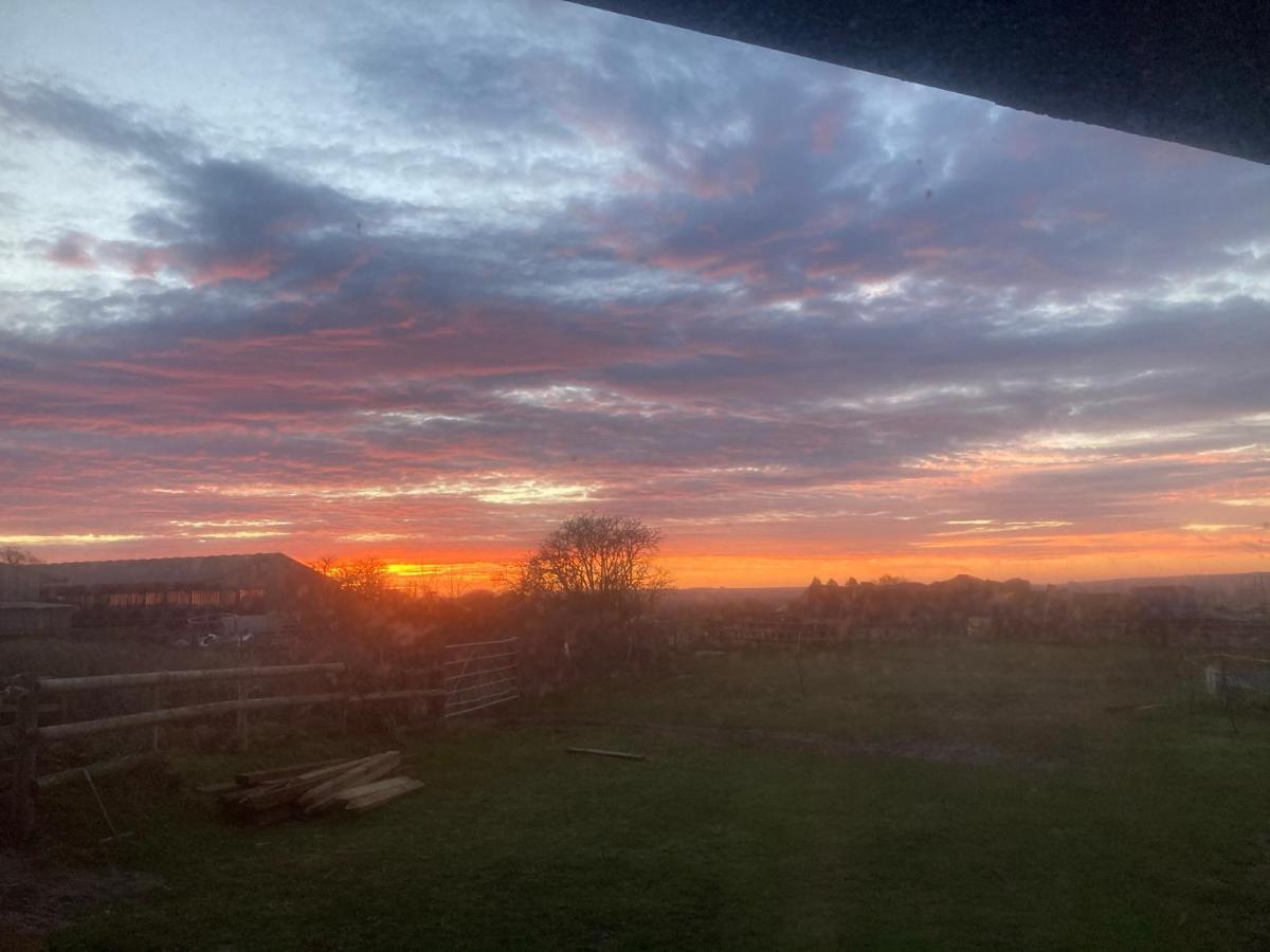 Rew Farm Country & Equestrian Accommodation - Sunrise Lodge Melksham Exterior foto